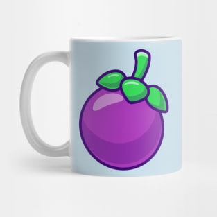 Mangosteen Fruit Cartoon Mug